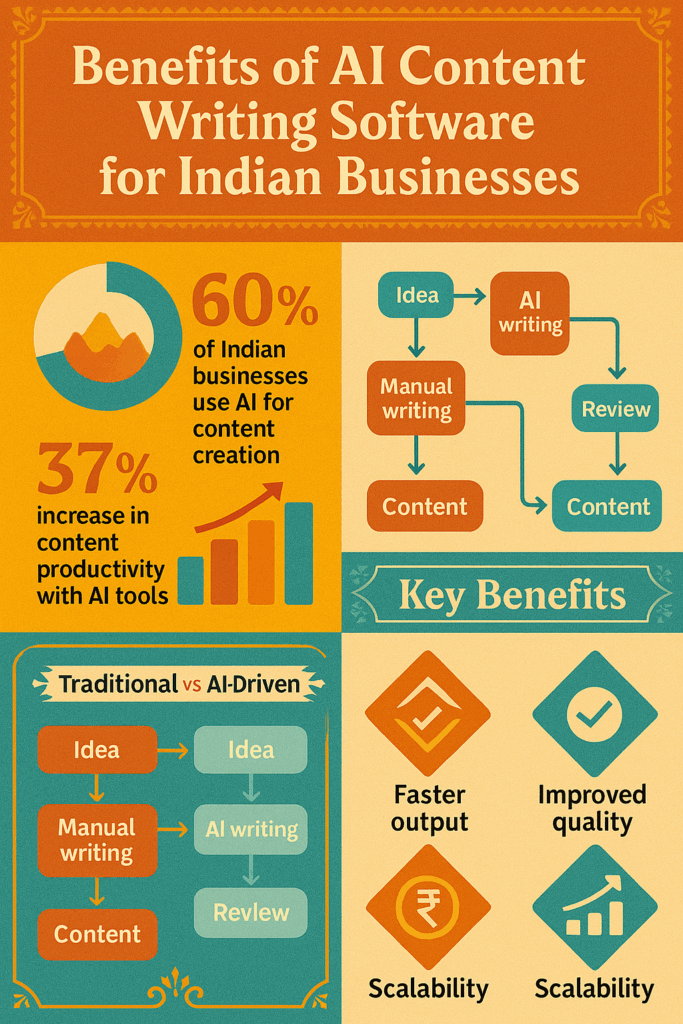 benefits of AI content writing software