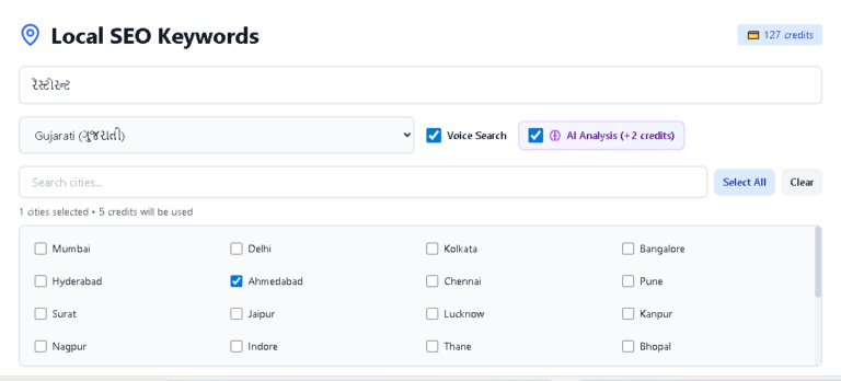 India’s First AI-Powered Multilingual Local SEO Keyword Tool is Here! 🇮🇳