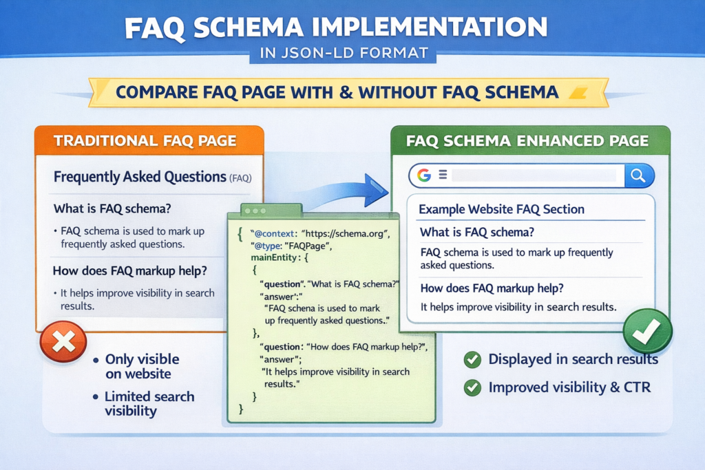 FAQ schema implementation process