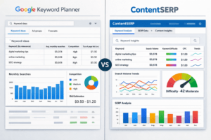 Google Keyword Planner vs ContentSERP